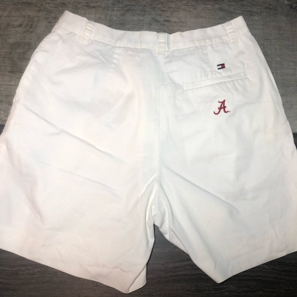 TOMMY HILFIGER GOLF ALABAMA WOMENS SIZE 6 WHITE SHORTS ROLL TIDE 100% COTTON